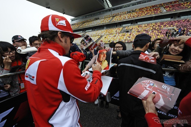 アロンソ（フェラーリ、F1中国GP）
