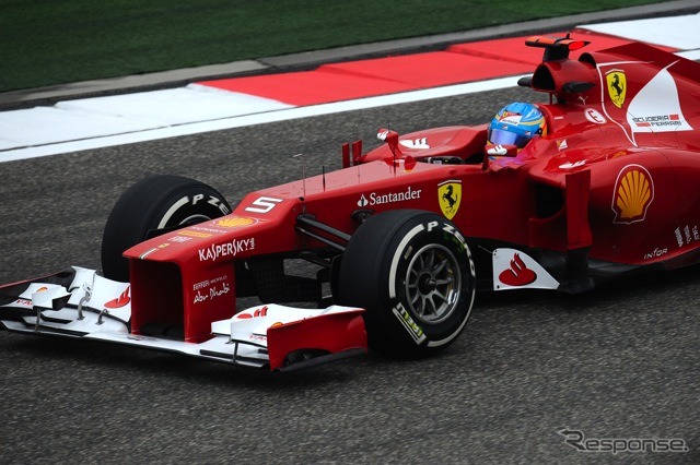 アロンソ（フェラーリ。4月13日、F1中国GP）