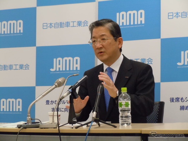 日本自動車工業会・志賀俊之会長