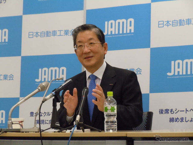 日本自動車工業会・志賀俊之会長