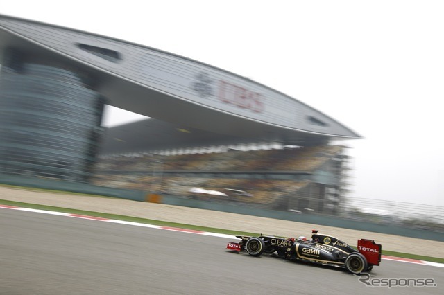 ライコネン(ロータス。4月14日、F1中国GP予選)
