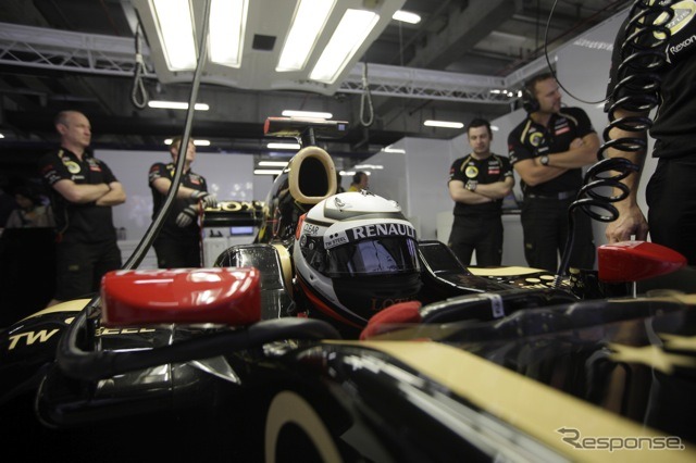 ライコネン(ロータス。4月14日、F1中国GP予選)