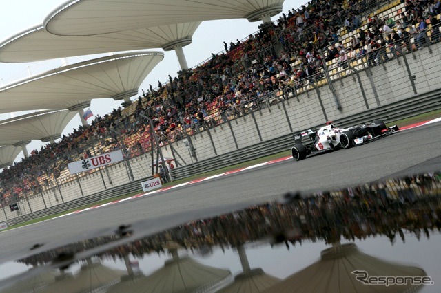 小林可夢偉（ザウバー。4月14日、F1中国GP予選）