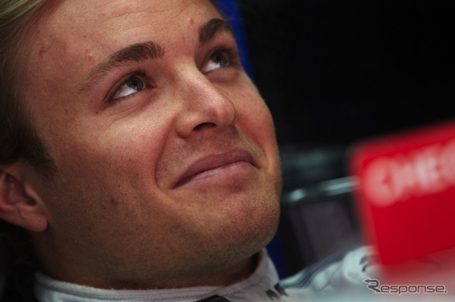 ロズベルグ（メルセデスAMG。4月14日、F1中国GP予選）