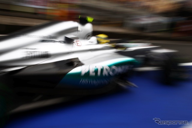 ロズベルグ（メルセデスAMG。4月13日、F1中国GP）