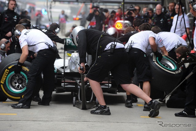 4月13日、F1中国GPプラクティス