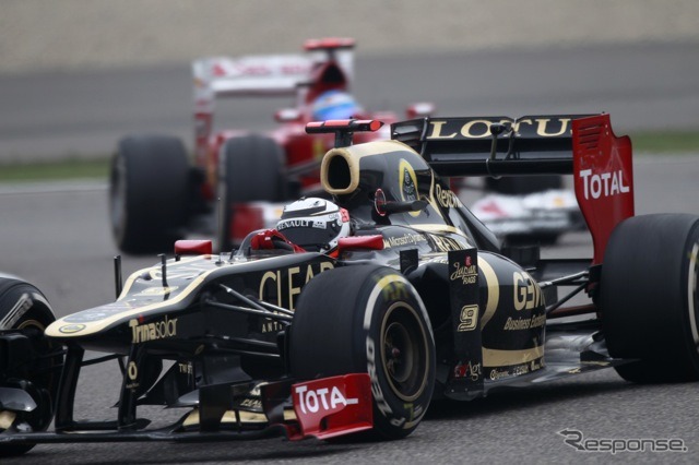 グロージャン(ロータス。4月15日、F1中国GP)