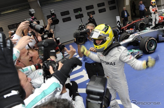 ロズベルグ(メルセデスAMG。4月15日、F1中国GP)