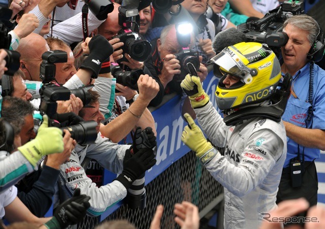 ロズベルグ(メルセデスAMG。4月15日、F1中国GP)