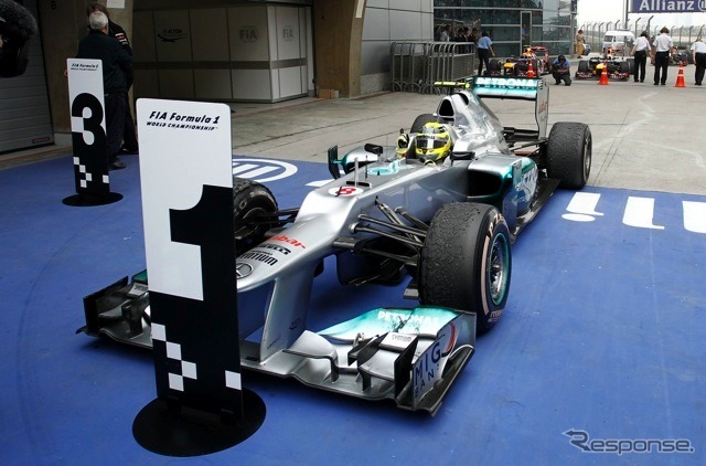 ロズベルグ(メルセデスAMG。4月15日、F1中国GP)