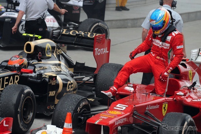 アロンソ(フェラーリ。4月15日、F1中国GP)