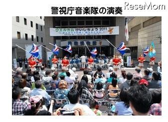 警視庁音楽隊の演奏(昨年の様子)