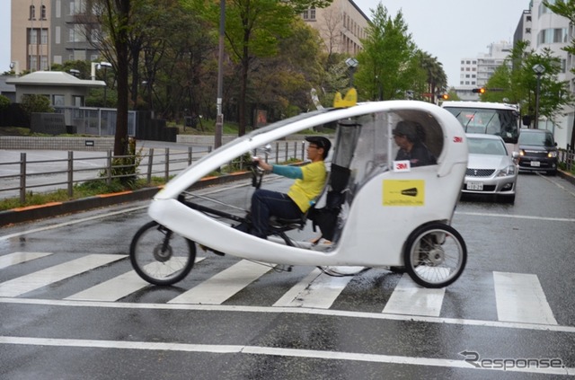 「よこはまシャルソン」ベロタクシーもイベントに協力