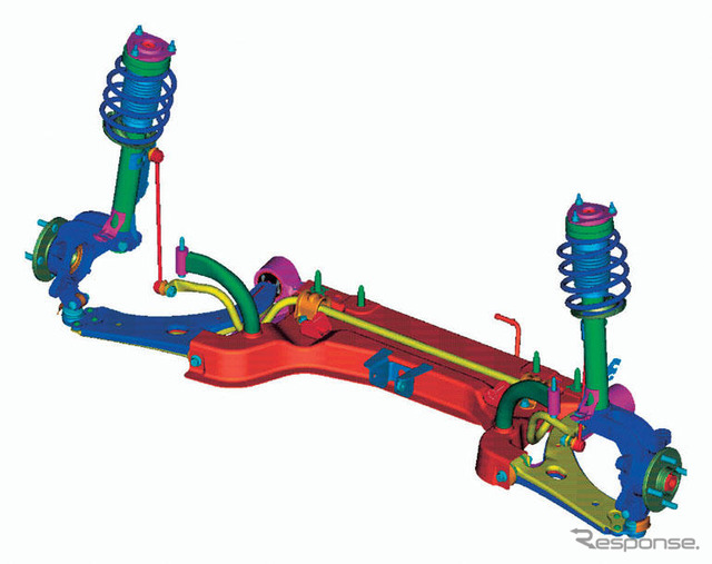 【マツダ・ベリーサ発表】サスペンション…フォードBシャシー
