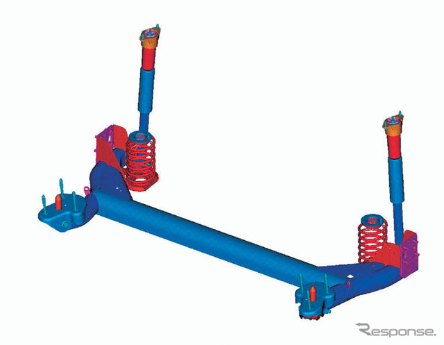 【マツダ・ベリーサ発表】サスペンション…フォードBシャシー