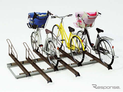 ダイケン スライド式自転車ラックの高強度タイプ「SR-SW型」