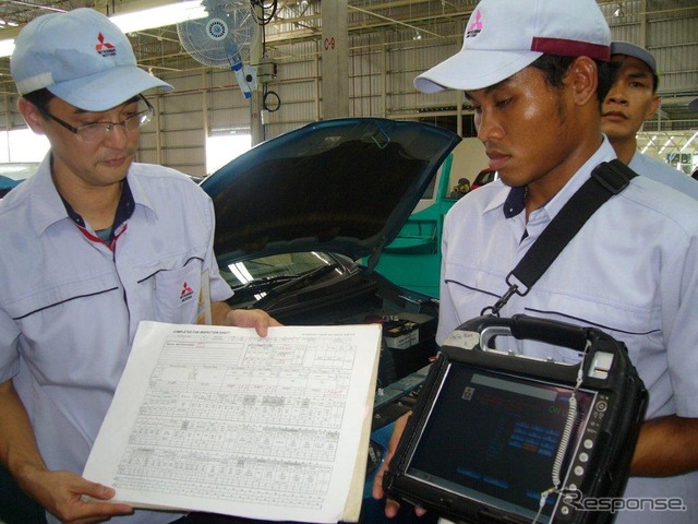 三菱 ミラージュ 生産現場をチェック!?…タイ新工場