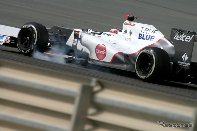 小林可夢偉（ザウバー。4月20日、F1バーレーンGP）