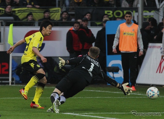 4月21日、ボルシア・ドルトムント 2-0 ボルシア・メンヘングラードバッハ
