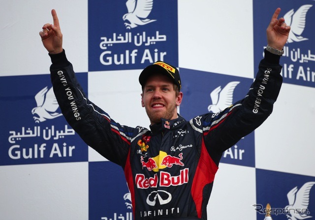 ベッテル（レッドブル、F1バーレーンGP決勝）