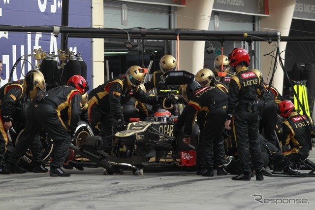 グロージャン（ルノー、F1バーレーンGP決勝）