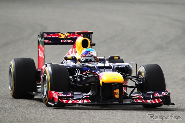 ベッテル（レッドブル、F1バーレーンGP決勝）