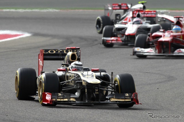 ライコネン（ロータス、F1バーレーンGP決勝）
