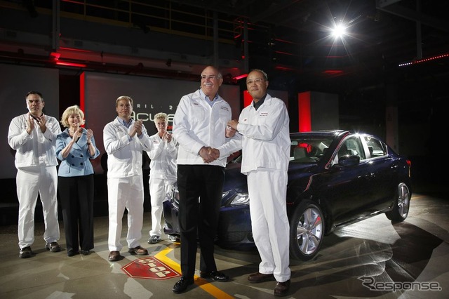 ホンダの米国インディアナ工場で生産が開始されたアキュラ ILX
