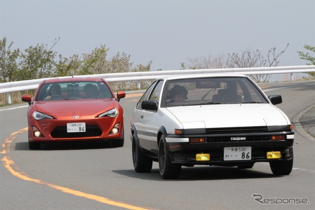 fun2drive 新旧86レンタカー乗り比べツーリング