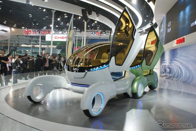 奇瑞汽車のEVコンセプトカー、チェリー@ANT(北京モーターショー12)