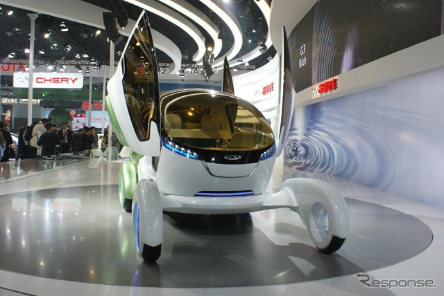 奇瑞汽車のEVコンセプトカー、チェリー@ANT(北京モーターショー12)