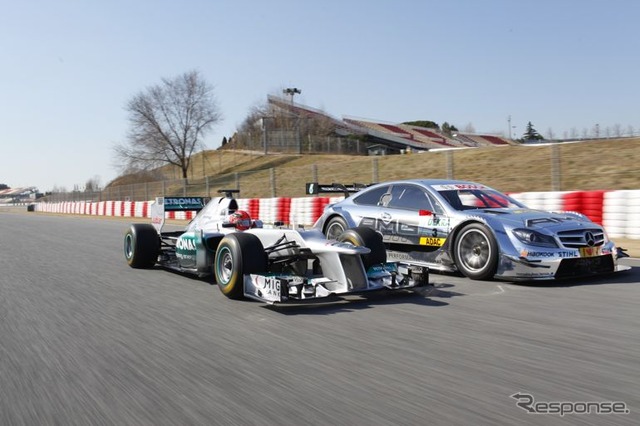 ロズベルグ、57年前のDTMチャンピオンマシンをドライブ