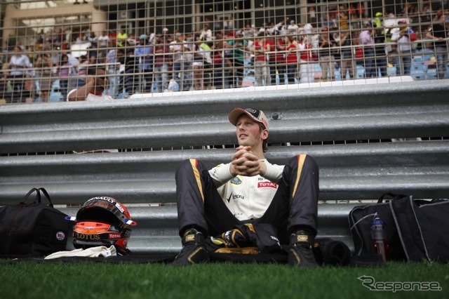 グロージャン（ロータス、F1バーレーンGP）
