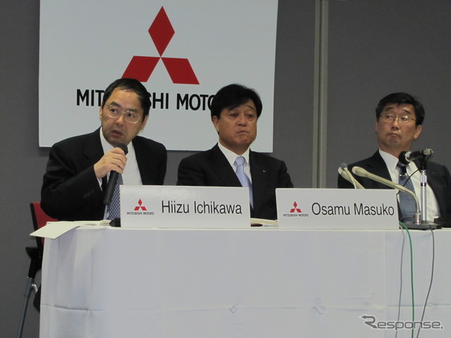 三菱自動車2012年3月期決算会見