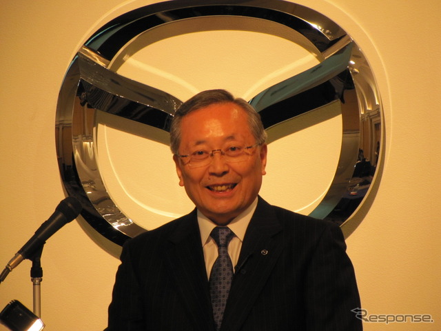 マツダ2012年3月期決算　山内孝社長