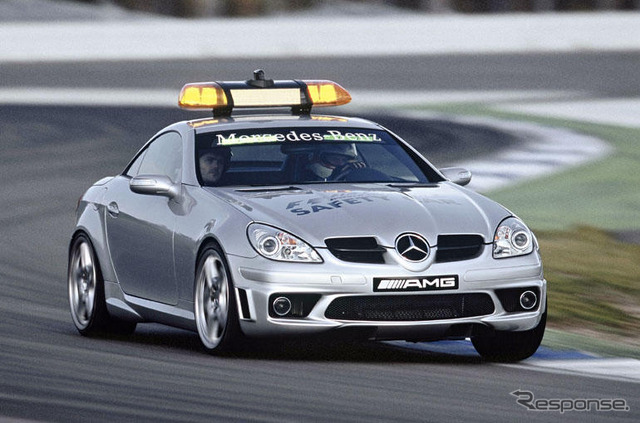 メルセデスベンツSLK55AMGのセーフティカー…イギリスGP