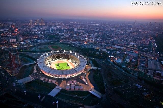 ロンドンのオリンピックスタジアム。