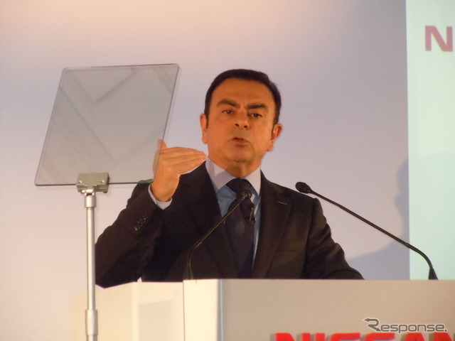 日産自動車カルロス・ゴーン社長