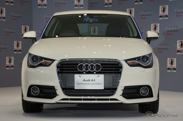 アウディ、“サムライブルー”をイメージした限定車を発売…ザック監督の認定書付き