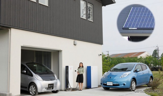 三菱電機、PV・EV連携HEMS による電力最適制御実証