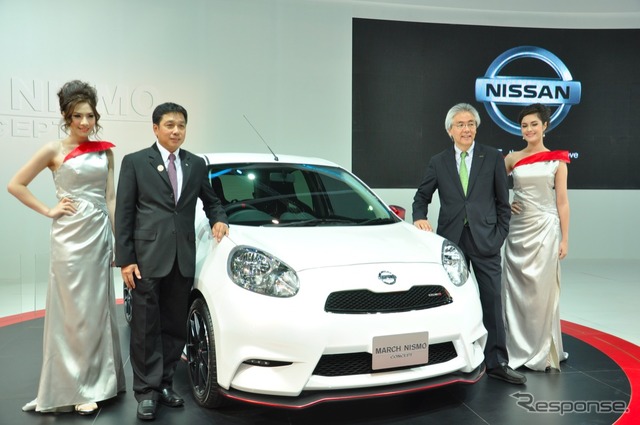 日産 プレスカンファレンスのようす(バンコクモーターショー12)