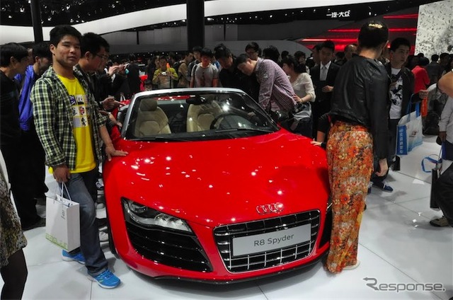 アウディ・R8スパイダー(北京モーターショー12)