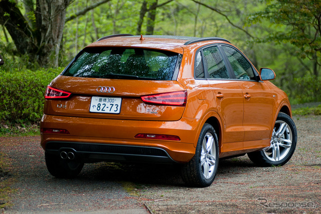 アウディ Q3 「S-Line」パッケージ、ボディカラー:サモアオレンジM