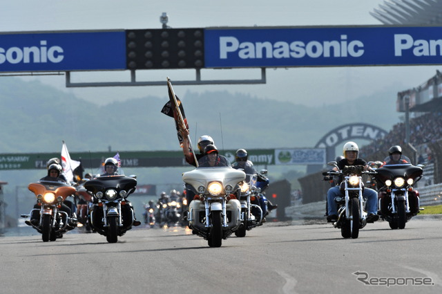 5月26日と27日に開催されるハーレーダビッドソンの祭典“BLUE SKY HEAVEN in FUJI SPEEDWAY”(写真:2011年開催のようす)