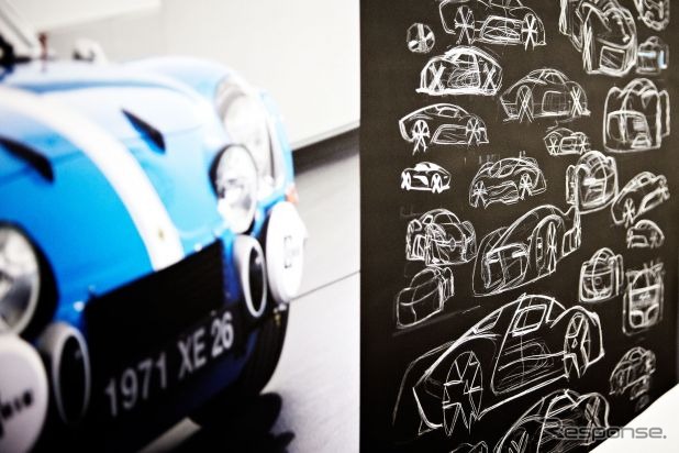 ルノー・アルピーヌ A110復刻コンセプトカーの予告画像