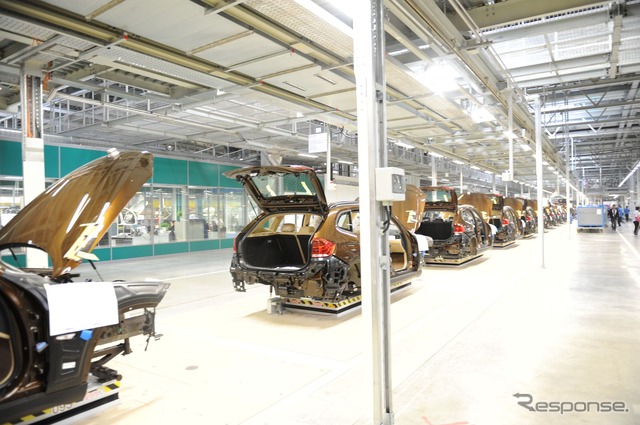 X1を組み立てるBMWの中国合弁第2工場