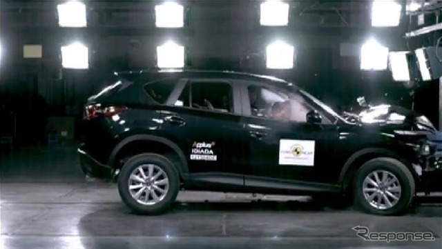 ユーロNCAPが実施したマツダ CX-5の衝突テスト