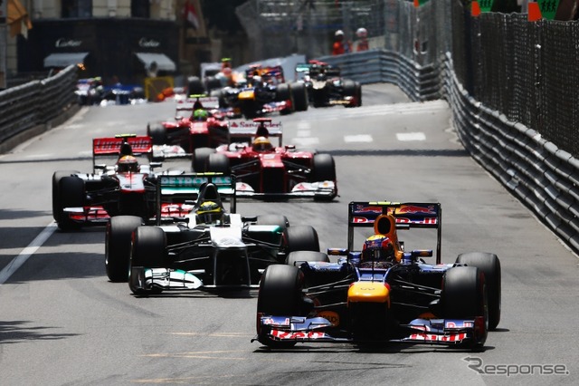 【F1 モナコGP】優勝ウェーバー「雨の予報に決断を迫られた」