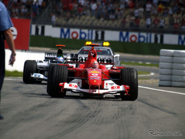 【F1ドイツGP】決勝…優勝シューマッハより2位ホンダ!!