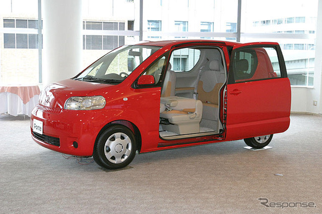【トヨタ・ポルテ発表】新ジャンルだけにライバルはいない!?